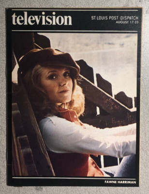 TV MAGAZINE St Louis (MO) Post-Dispatch August 17, 1975 Fawne Harriman cover