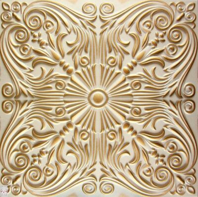 Wandpaneele Polystyrol Deckenpaneele Barock DECKE OFFSET-DRUCK