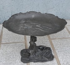 Ancien coupe à fruits / vase en étain ART DECO, ART NOUVEAU, signé Ch.Perron