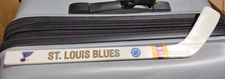 ST. LOUIS BLUES Hockey Stick Vintage 1990s 17.5" MINIATURE Plastic by InGlasco