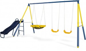 swing sets with saucer