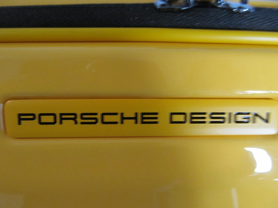 Porsche 911- Racing Yellow-Milano, Italy 22" Carry-on Luggage, TSA Lock-USB-NEW - Image 2 of 4