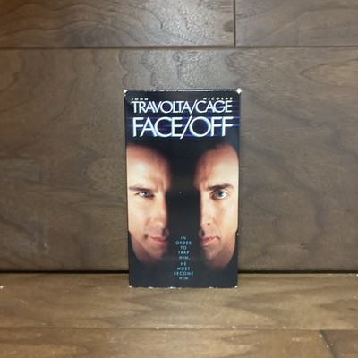 FACE/OFF (VHS, 1997) - John Travolta, Nicolas Cage, Joan Allen, Gina Gershon