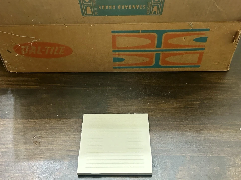 VTG Daltile Desert Bloom Pink Ceramic Tile 4.25" Square Dal Tile Vintage 1970’s - Image 4 of 4