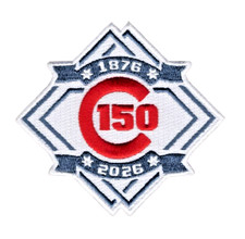 2026 Chicago Cubs 150th Anniversary Iron on E...