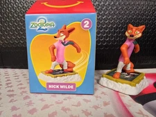 McDonald’s 2025 Zootopia Happy Meal Toy - Nick Wilde #2 (New In Box)