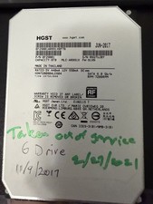 HGST Deskstar NAS 8TB HDD HDN728080ALE604 7200RPM SATA 3.5” Tested Good w/ Box