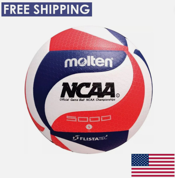 Pelota de juego de voleibol fundido NCAA Flistatec V5M5000 - rojo/blanco/azul talla 5