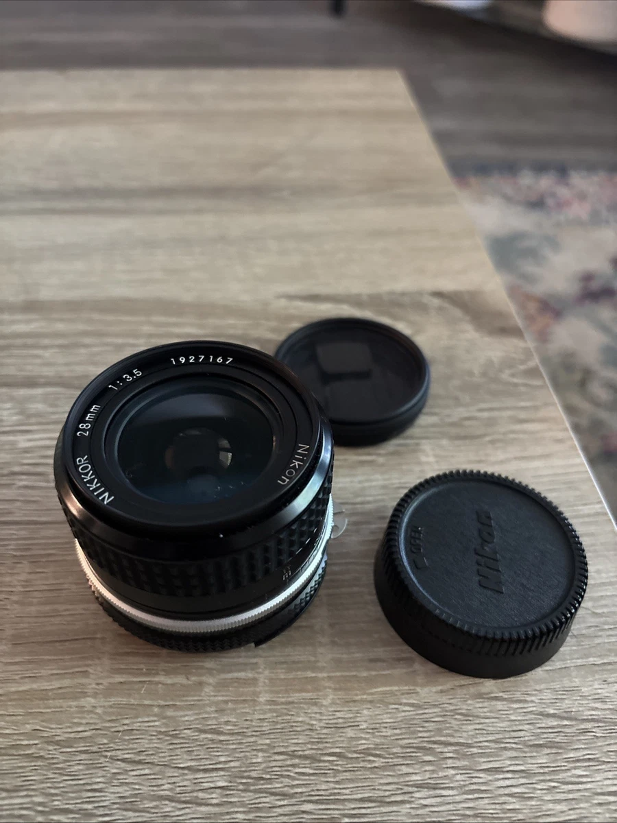 Nikon NIKKOR f/3.5 Camera Lenses 28mm Focal for sale | eBay