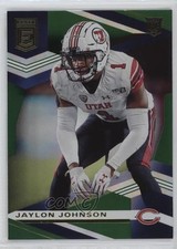 2020 Panini Donruss Elite Rookies Green Jaylon Johnson #184 0c2