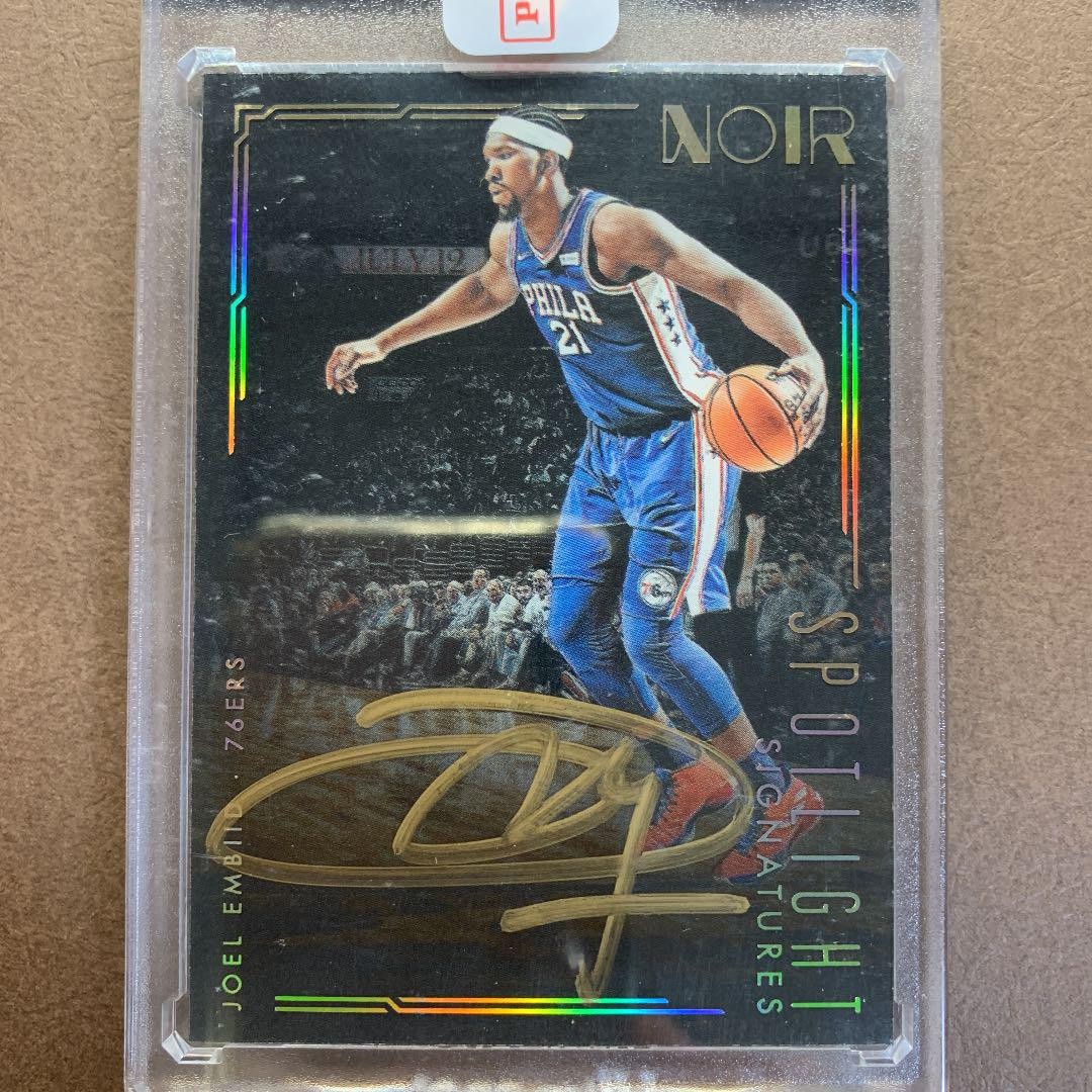 Panini Noir Embiid Autograph Card | eBay Panini Noir Embiid Autograph Card | eBay