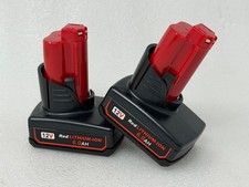  2-PACK UNBRANDED/AFTERMARKET FOR MILWAUKEE M12 48-11-2460 12V 6.0 AH BATTERY
