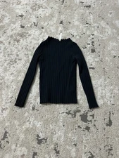 Rylee + Cru Girls Black Ribbed Top Size 4-5