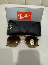 New RAY-BAN Sunglasses MARSHAL RB3648 001 53-21 Gold Frame w/ Gradient Brown