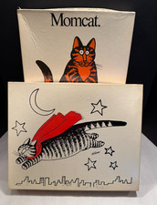 Lot of 2 BKliban Cat Puzzles - Momcat-SuperCat-Complete-18X24-See Description