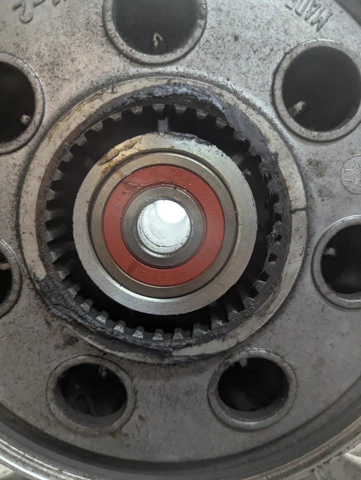 Rueda trasera y neumático Kawasaki Vulcan 750 OEM 1986-2005 Foto 3 de 4