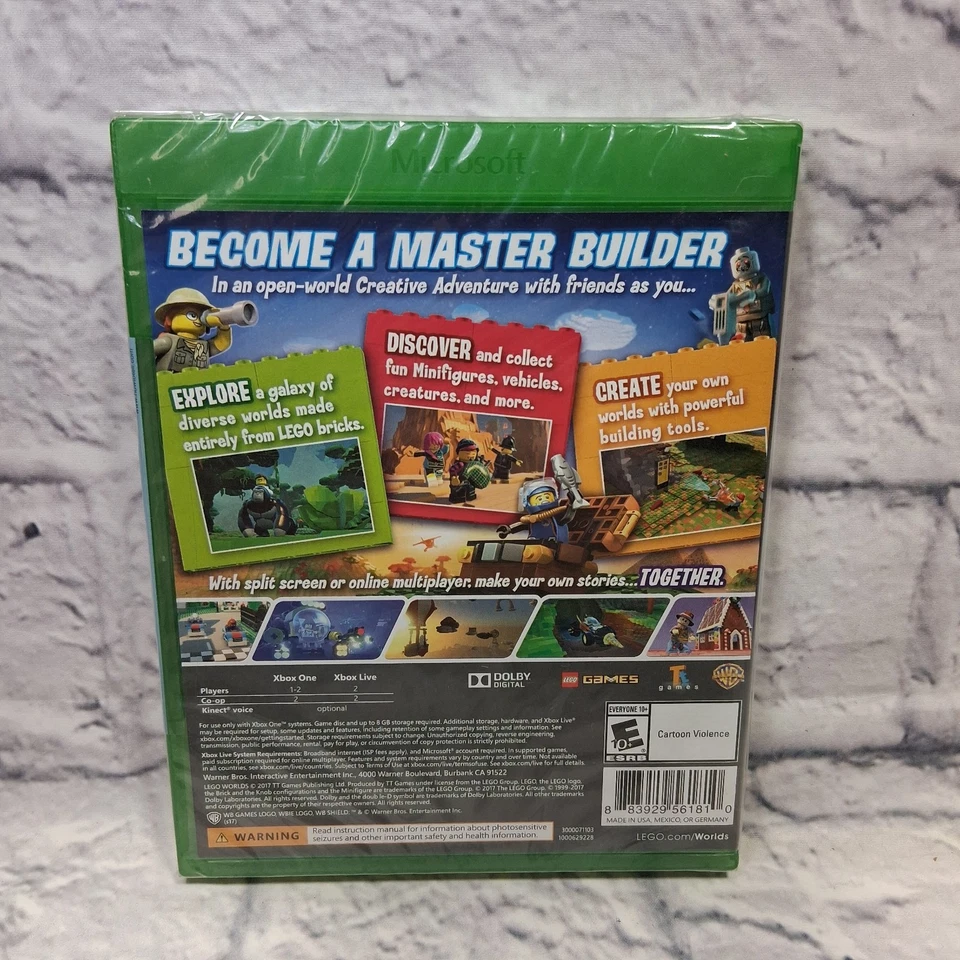 LEGO Worlds - Microsoft Xbox One - BRAND NEW / SEALED! - Image 2 of 2