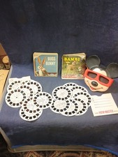 View Master BUGS BUNNY  Bambi, 3 Reel Sets,Plus 15 Reels, Mickey Viewer
