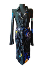 Abito donna Authenic Versace - stampa conchiglie e corallo Made in Italy taglia 38