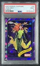 JEAN GREY PSA 9 2025 TOPPS CHROME MARVEL SAPPHIRE #94 PURPLE REFRACTOR 7/15 4643