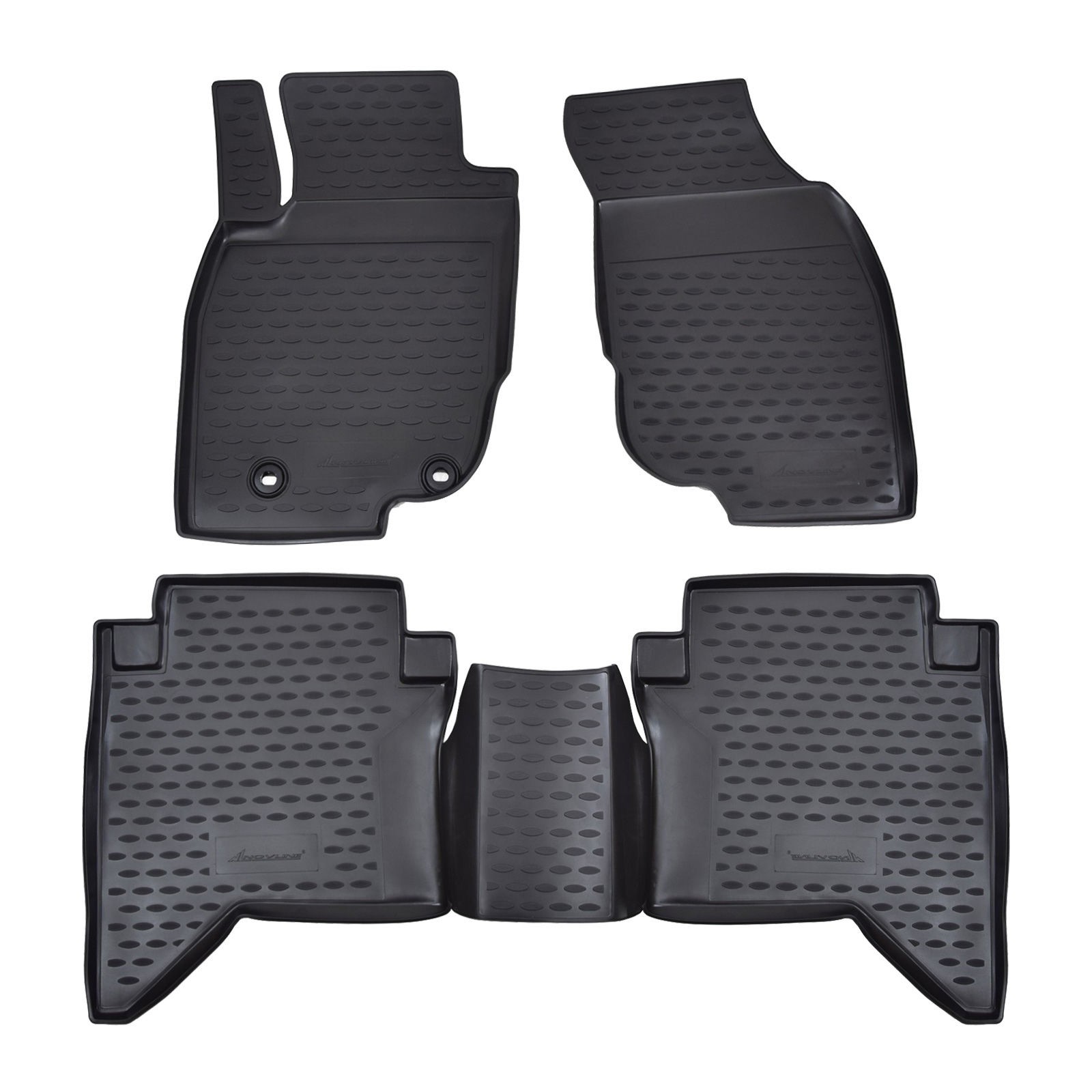 Tapis de sol caoutchouc Toyota Hilux 2011 2012 2013 2014 2015 set de protection auto