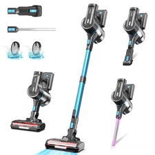 Devoac S11 Smart Cordless Vacuum Cleaner, 28Kpa 350W Brushless Stick Vacuum, Rem