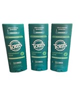 3 Pack Tom's of Maine Natural Deodorant Cucumber Aloe 2.25oz ea. FAST SHIP