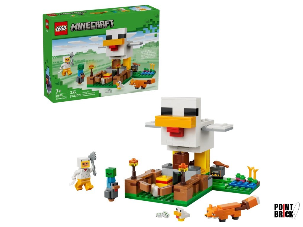 LEGO MINECRAFT Fattoria di galline 21585 - Immagine 10