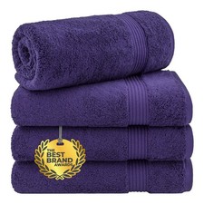 Cotton Paradise 4 PC Turkish Bath Towel Set 100 Cotton Extra Large Plush