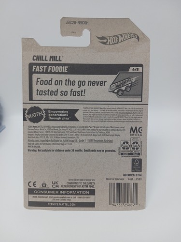 2025 Hot Wheels Treasure Hunt Chill Mill Fast Foodie 180/250 - Picture 4 of 4
