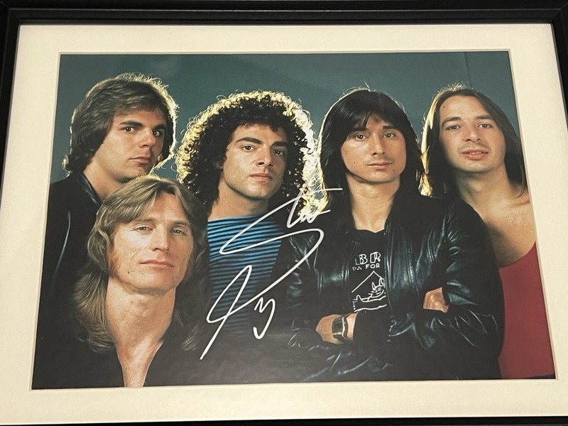 Steve Perry Signed 8 Xx11.5 Photo Framed Autographed Legend Journey