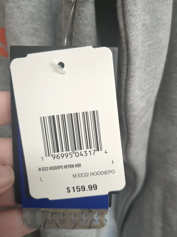 NBA New Era Eric Emanuel New York Knicks Hoodie Men’s US Size Large MSRP $159.99 - Image 3 of 4