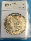 1879-O Morgan Silver Dollar Anacs MS62 Old Holder