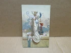 ART NOUVEAU ILLUSTRATOR LOUIS HINGRE woman 1900 TOP