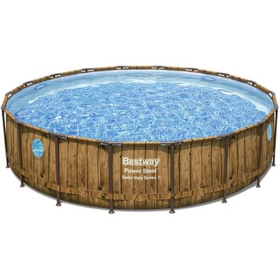  Bestway Power Steel Swim Vista Series Frame Pool, Komplettset, 549 x 122 cm 