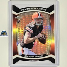 2012 Topps Chrome - Brandon Weeden Red Zone Rookies Die-Cut Refractor RC -Browns