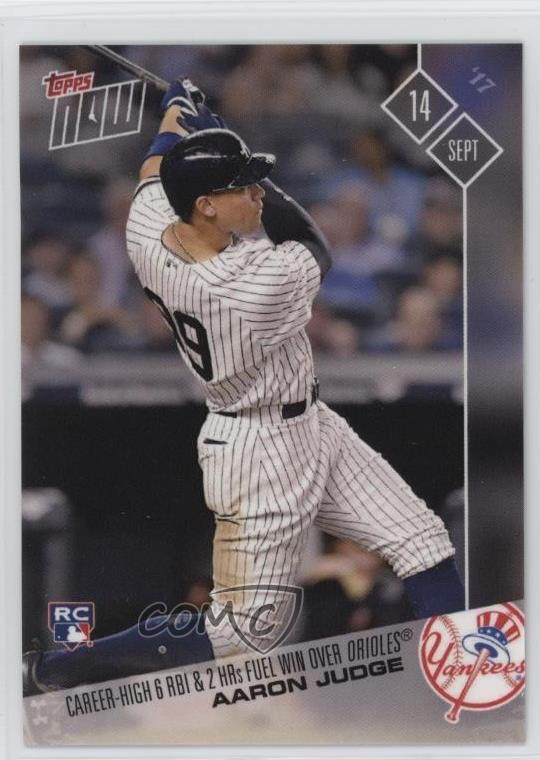 2017 Topps Now Topps Online Exclusive /1797 Aaron Judge #605 9b1