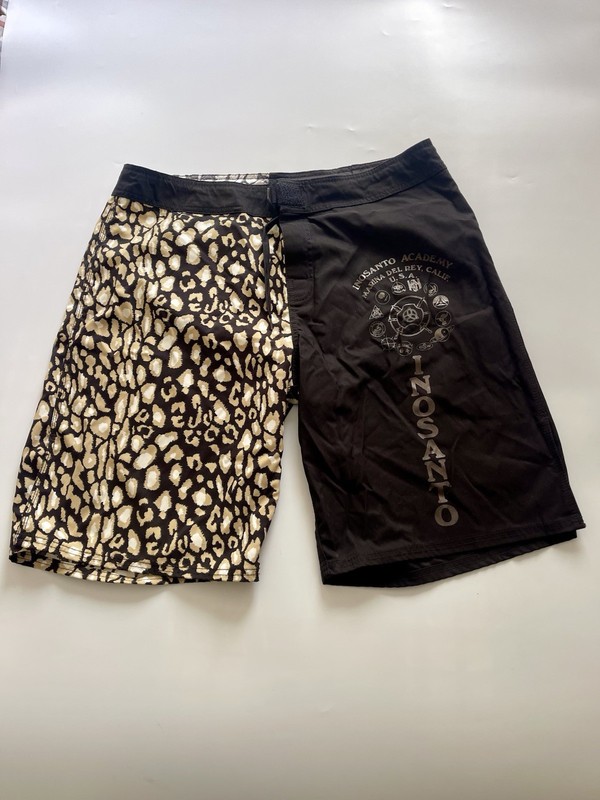 Inosanto Academy limited run MMA Shorts Leopard Design Men’s Size  38 Pre Owned