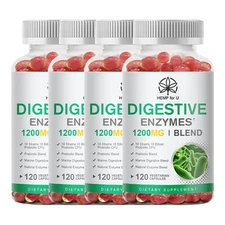 Digestive Enzymes Prebiotic & Probiotics Gas,Constipation & Bloating Relief Caps