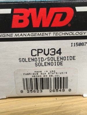 BWD CPV34 Vapor Canister Vent Solenoid