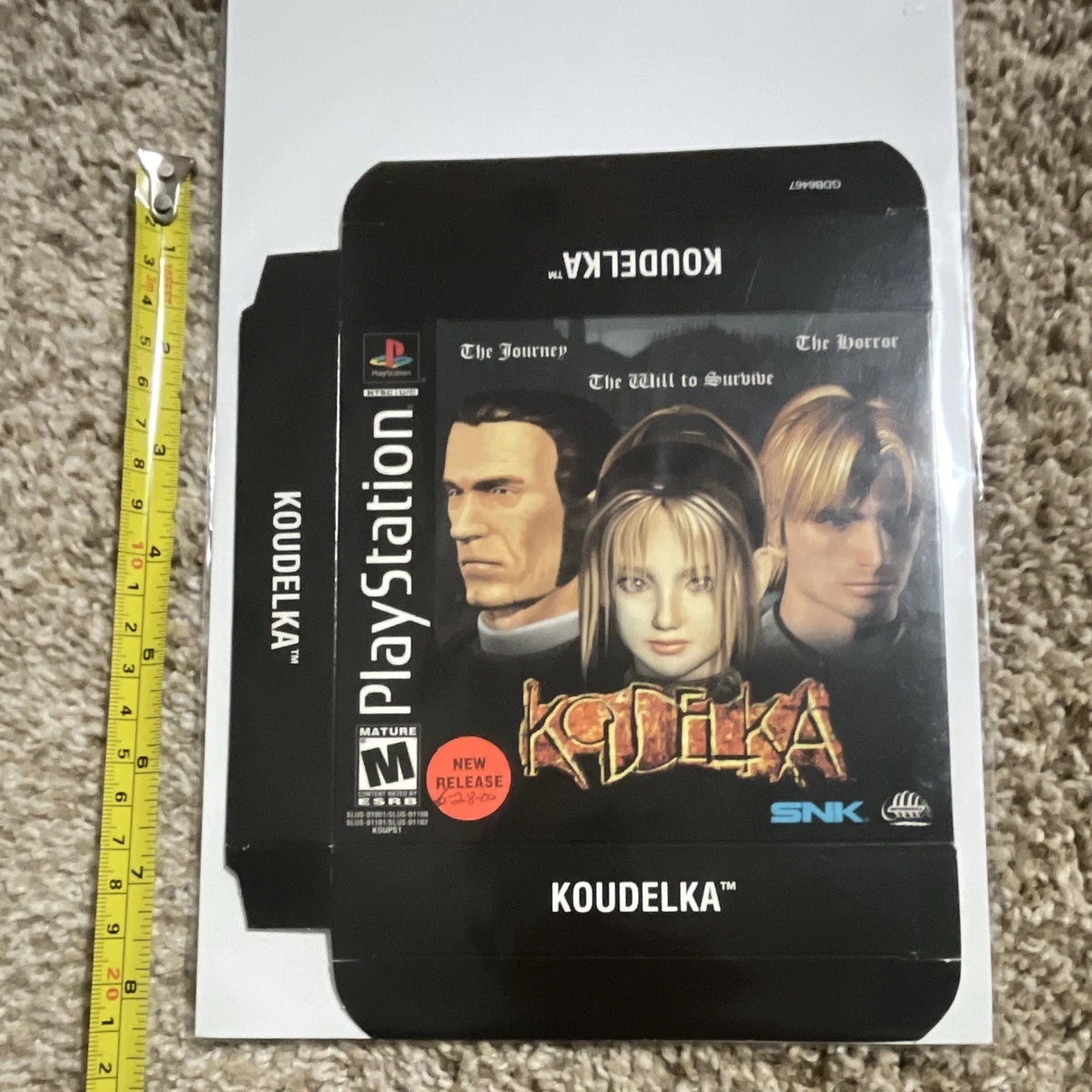 Sony PlayStation 1 Reproduction Video Game Box Art Inserts Art for