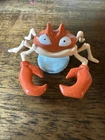 Vintage Pokemon Krabby Tomy Toy Nintendo 1999 2" Figure