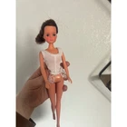 Vintage Tong clone teen Betty Barbie Fashion Doll Brown Hair White Lace Top