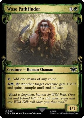Wose Pathfinder (Showcase Scrolls) - NM Foil C : LoTR | eBay
