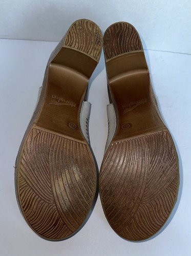 DANSKO Danae Milled Nubuck Sandal Oyster Tan Off White Leather EU 42 US 11.5-12 - Picture 7 of 9