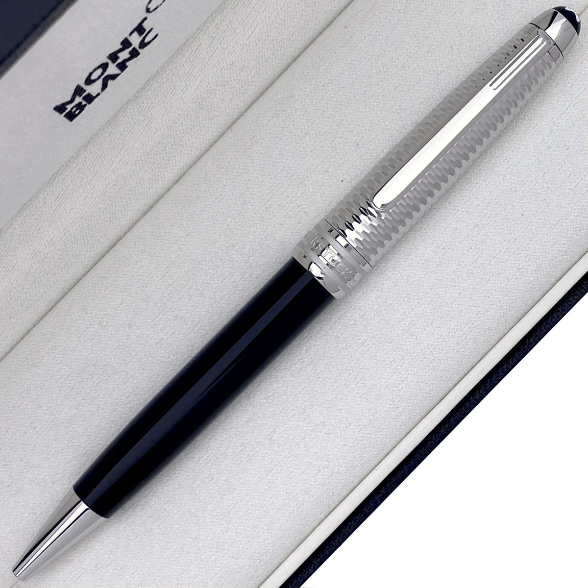 MONTBLANC Meisterstuck Geometry Doue Ballpoint Pen 118080 New