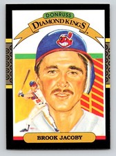 1987 Donruss - Diamond Kings Brook Jacoby #8