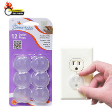 Electric Outlet Socket Plug Covers - Baby Home Safety Plugs Protector Guard - 12