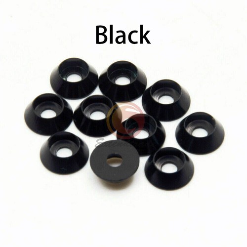 5/10x M5 M6 M8 Color Aluminum Alloy Countersunk Head Screw Gasket Washer Spacer - Picture 5 of 8