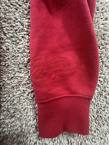 Nike Youth Air Jordan Hoodie Jumpman Sweatshirt Red Size L - Picture 3 of 11